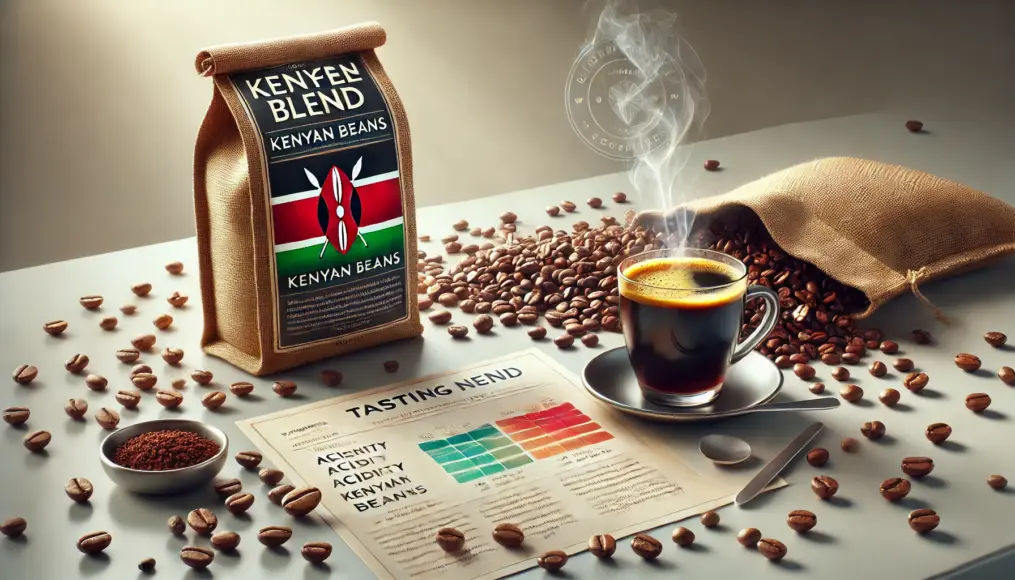 A blend focusing on acidity with Kenyan beans