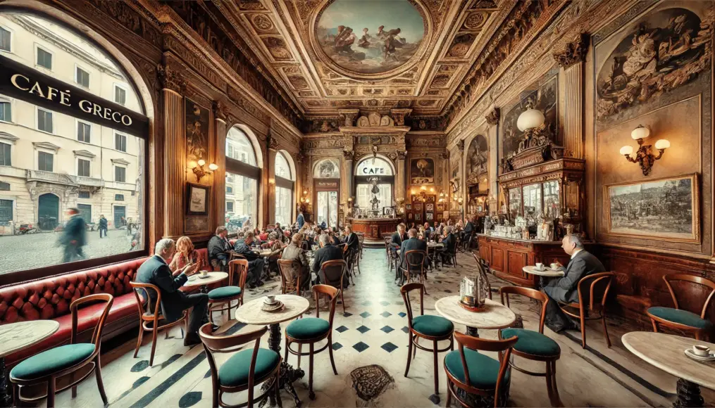 The historic charm of Cafe Greco