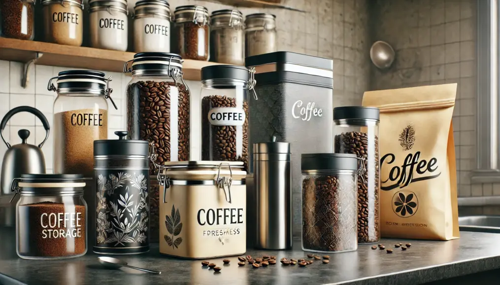 Coffee storage container for freshness