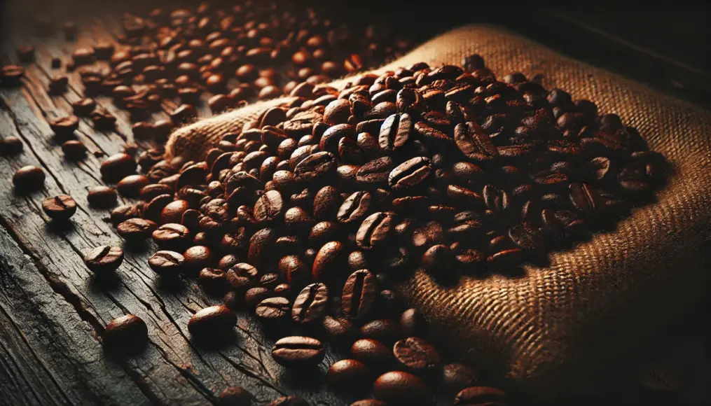 Dark roast beans