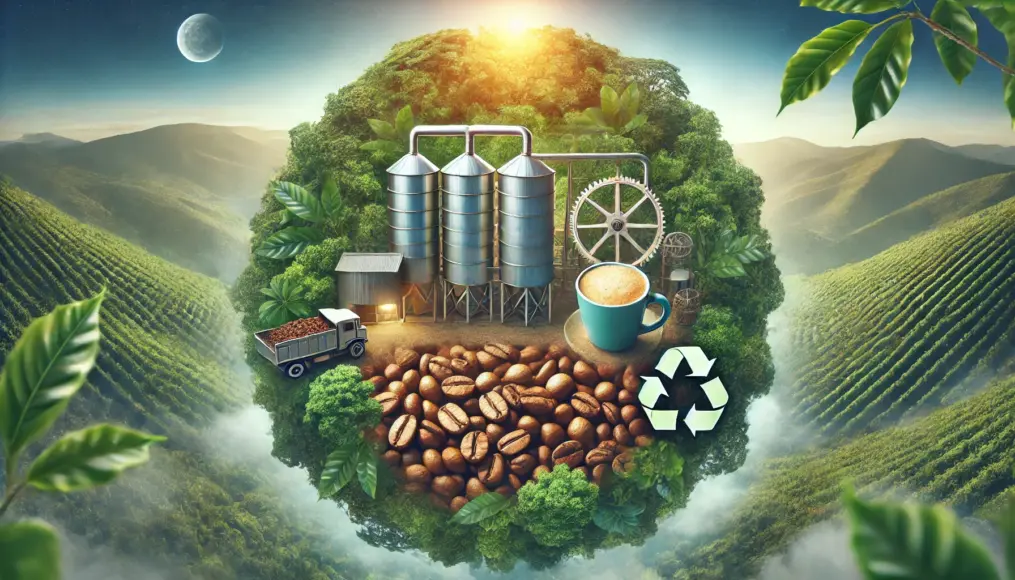 Photo representing an environmentally friendly decaffeination method