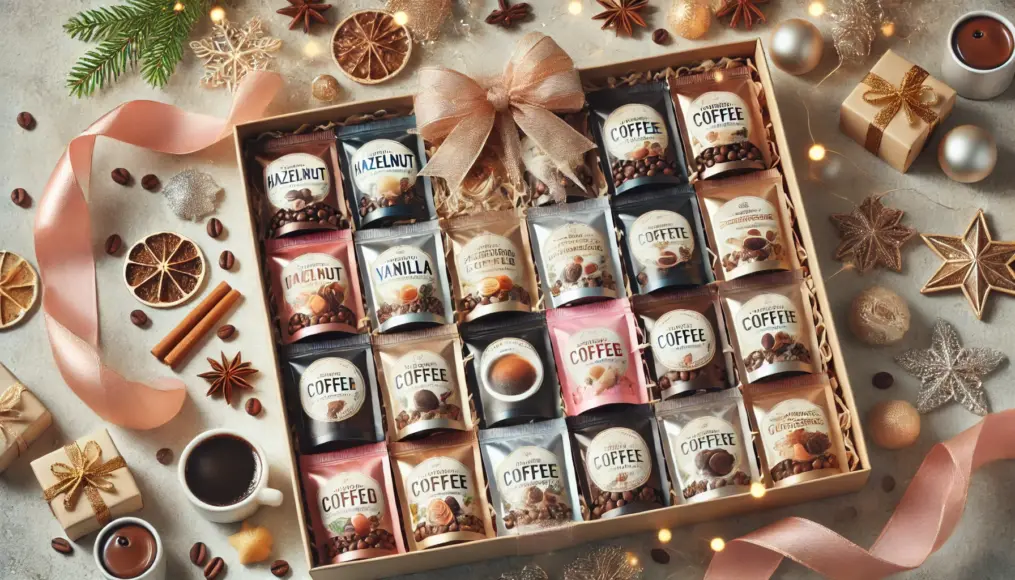 A gift box with a variety of flavors