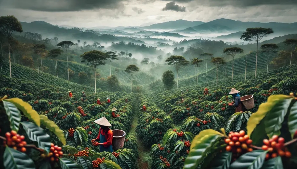 Indonesian Coffee Plantation