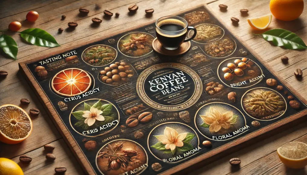 Features of Kenyan coffee beans