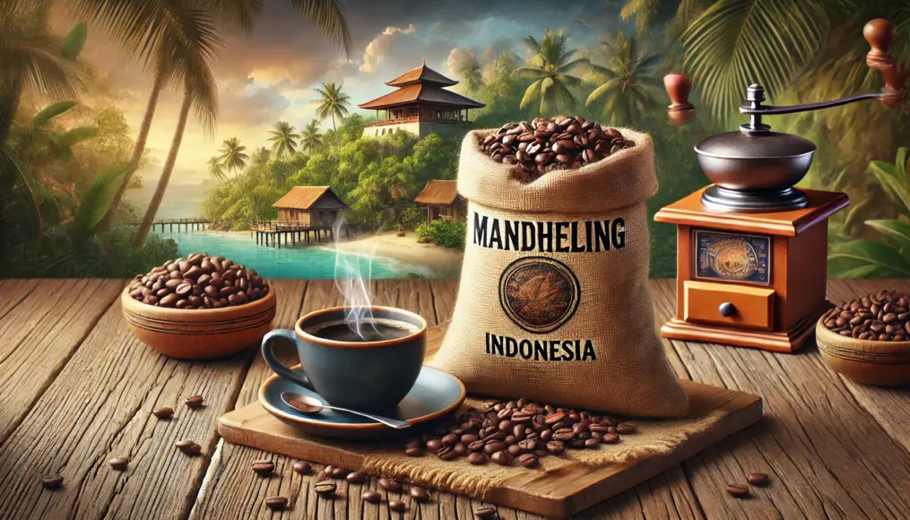 Indonesian Mandheling coffee beans