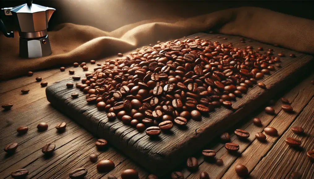 Medium roast coffee beans