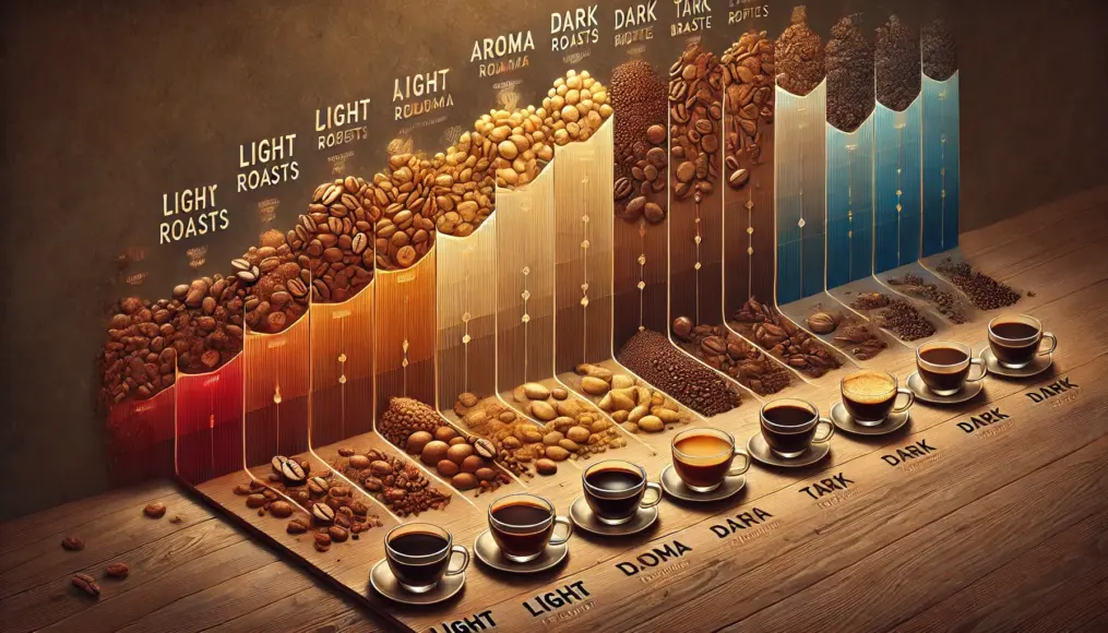 Graph Showing Roast Level Differences