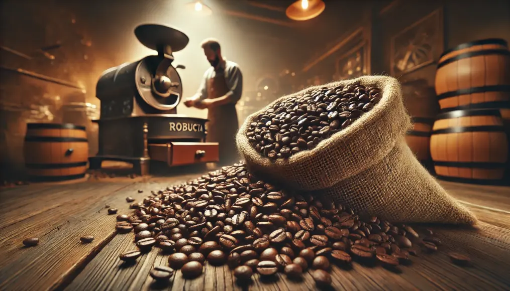 Robusta coffee beans