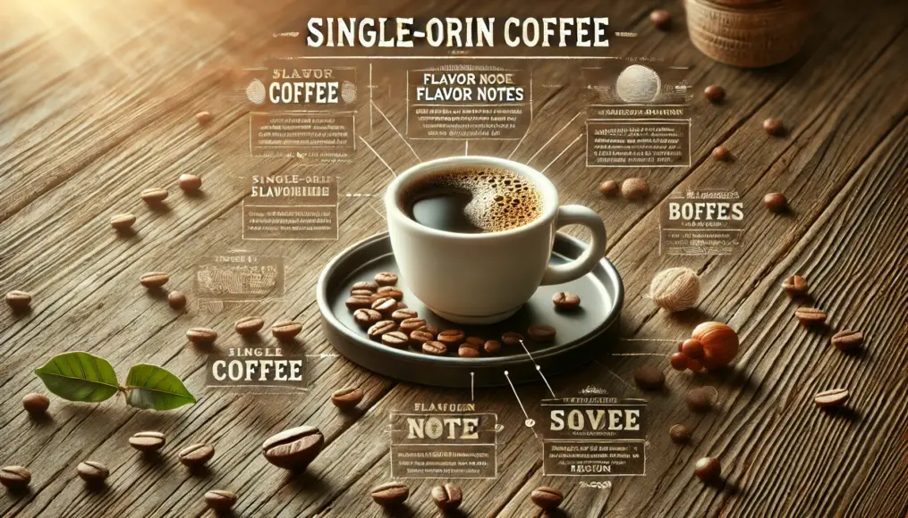 The flavor spectrum of single-origin coffee