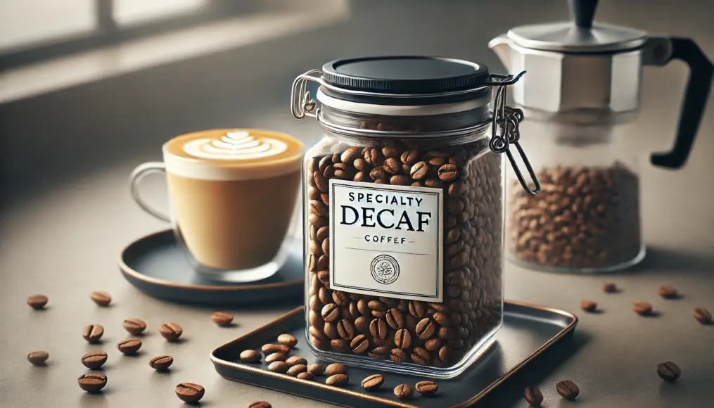 Specialty decaf coffee beans