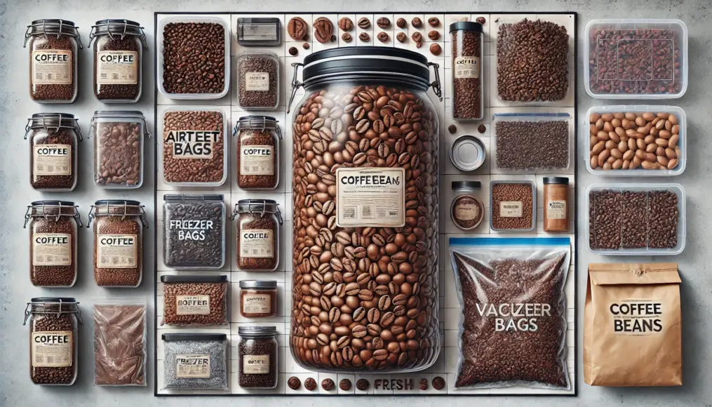 Image Demonstrating Proper Coffee Bean Storage