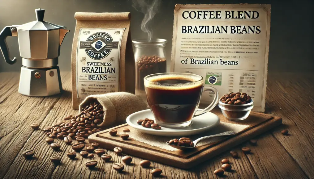 A blend highlighting sweetness with Brazilian beans