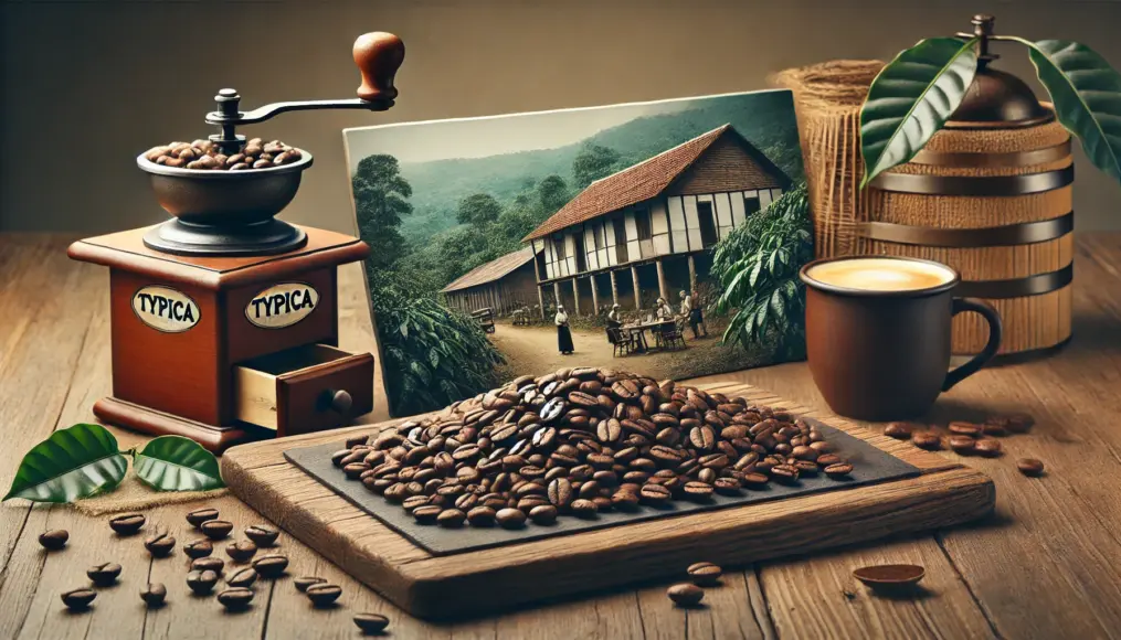 Historic Typica coffee plantation, showcasing the bean's origins