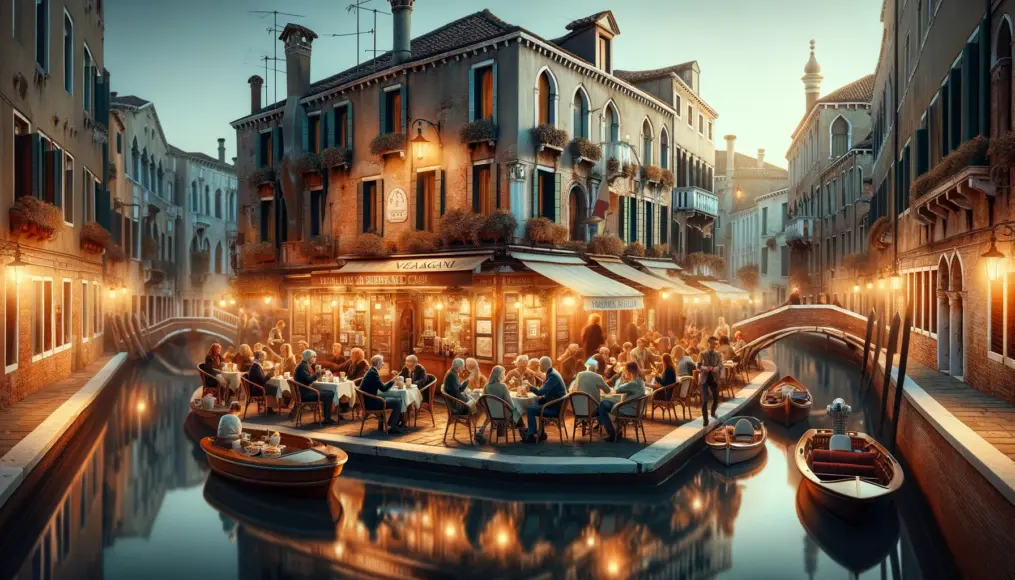 The first cafés in Venice